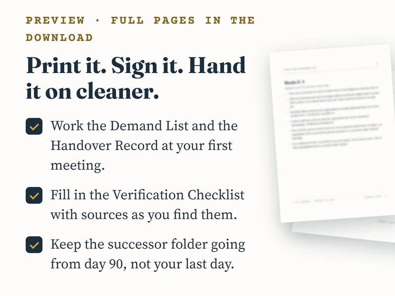 The First-Time Treasurer Kit: use it
