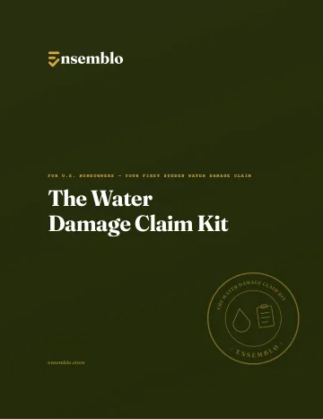 Cover of The Water Damage Claim Kit