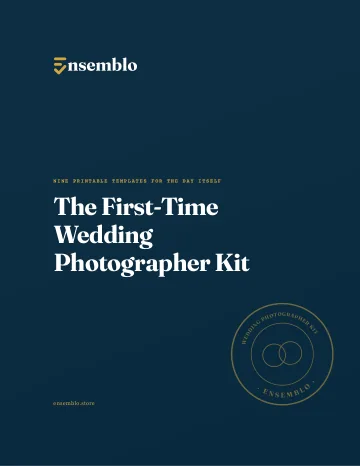Cover of The First-Time Wedding Photographer Kit